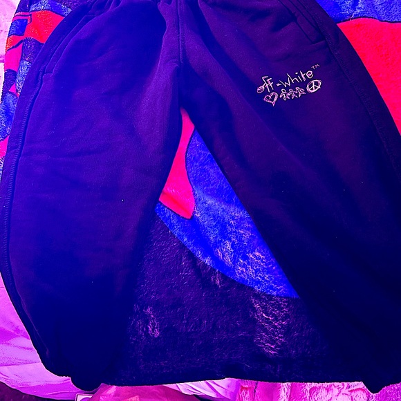 Off-White KIDS by Virgil Abloh Black Toddler Size 4 Sweatpants - Picture 4 of 6